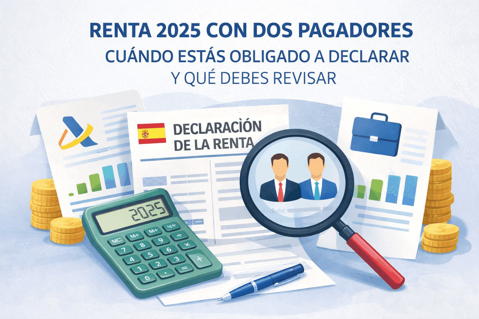 Declaración de la Renta 2025 con dos pagadores | Xestui